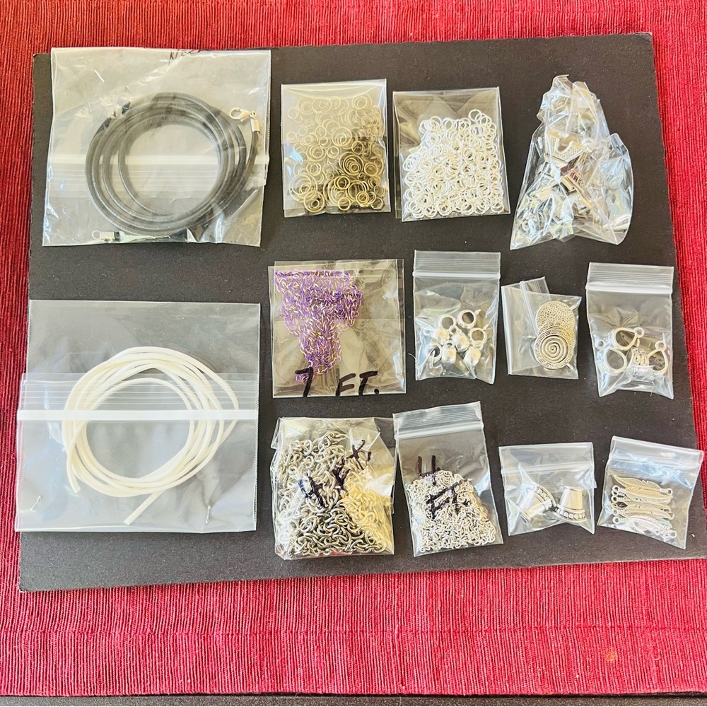 Hand Crafted Over 10 Bundles of Jewelry Making Supplies
